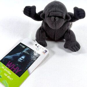Vintage 1998 Discovery & Holiday Inn Mini Stuffed Gorilla Plush Animal